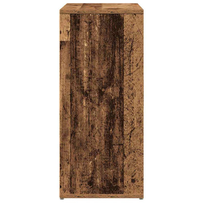 Skåp 2 pcs Gammal trä 60 x 31 x 70 cm Konstruerat trä
