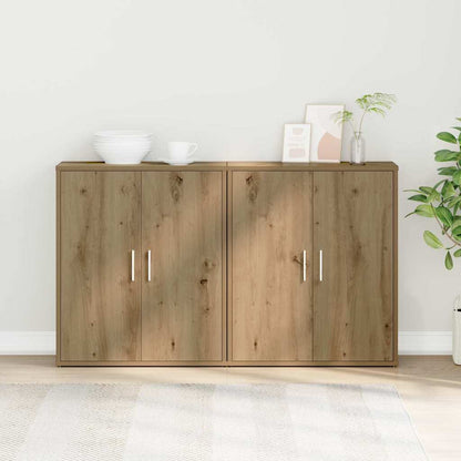 Skåp 2 pcs artisan ek 60 x 31 x 70 cm Konstruerat trä