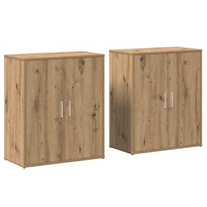 Skåp 2 pcs artisan ek 60 x 31 x 70 cm Konstruerat trä