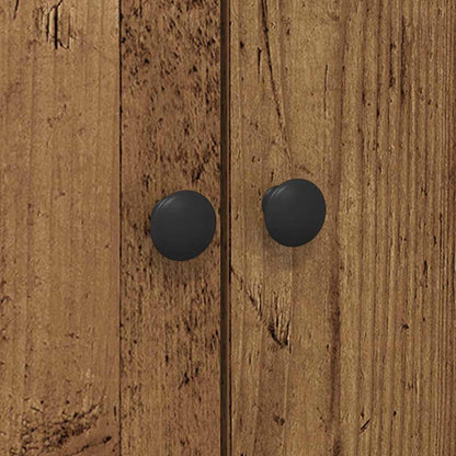 Köksskåp med hylla Gammalt trä 60 x 50 x 180 cm Konstruerat trä