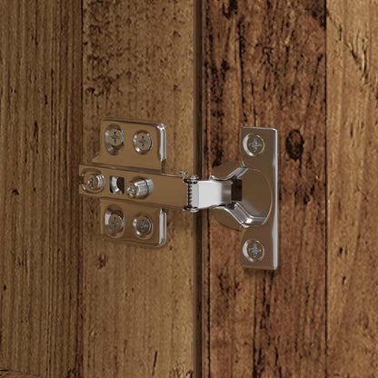 Köksskåp med hylla Gammalt trä 60 x 50 x 180 cm Konstruerat trä