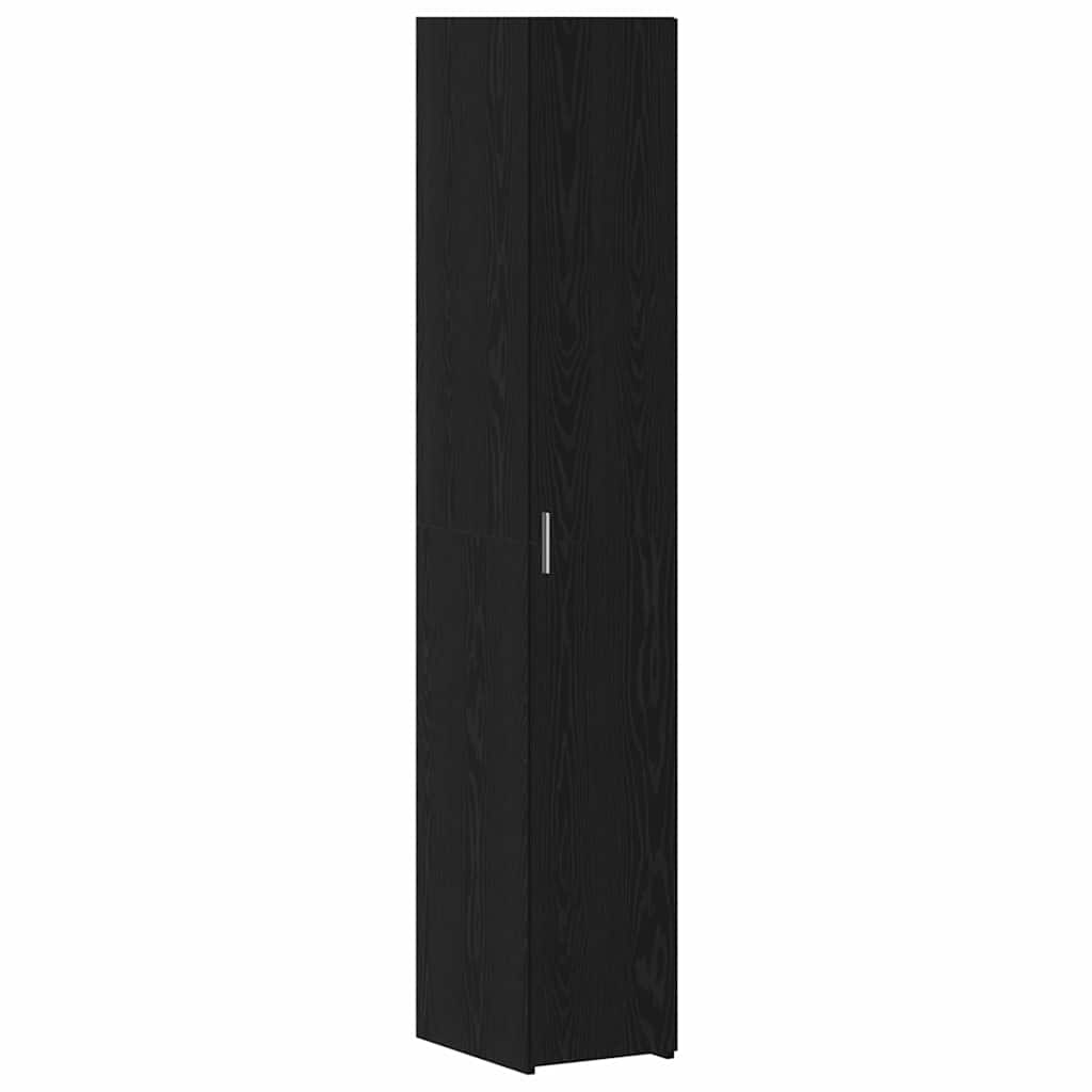 Skåp Svart ek 30 x 42.5 x 185 cm Konstruerat trä