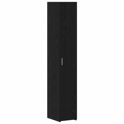 Skåp Svart ek 30 x 42.5 x 185 cm Konstruerat trä