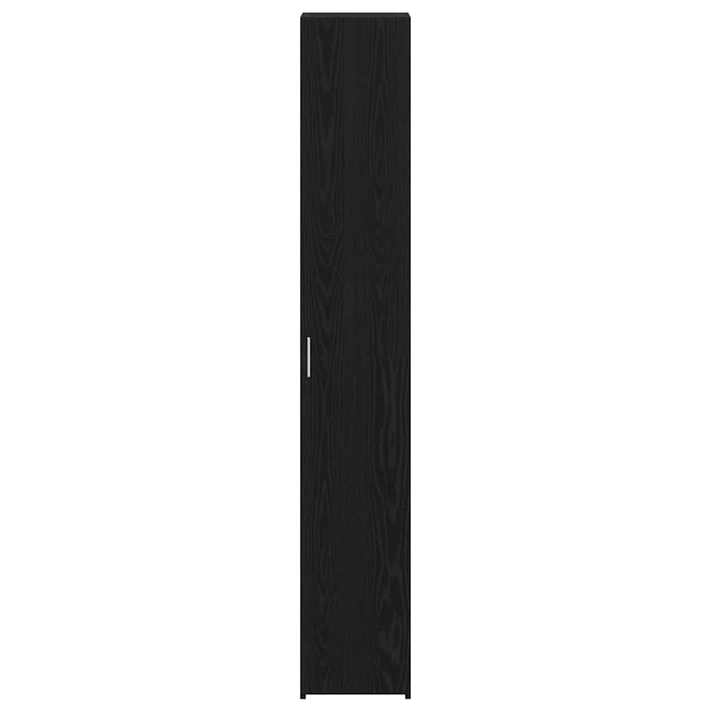 Skåp Svart ek 30 x 42.5 x 185 cm Konstruerat trä