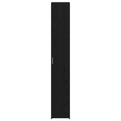 Skåp Svart ek 30 x 42.5 x 185 cm Konstruerat trä