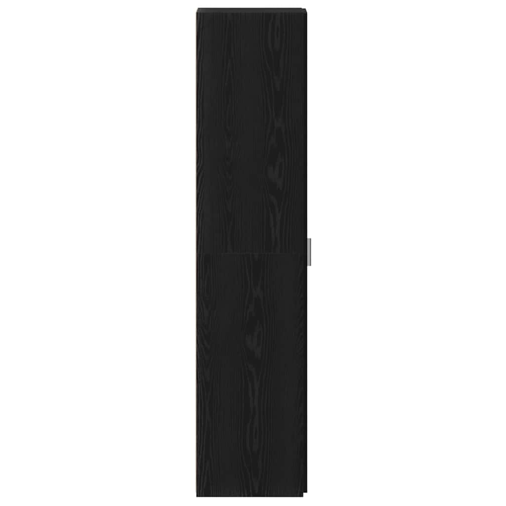 Skåp Svart ek 30 x 42.5 x 185 cm Konstruerat trä