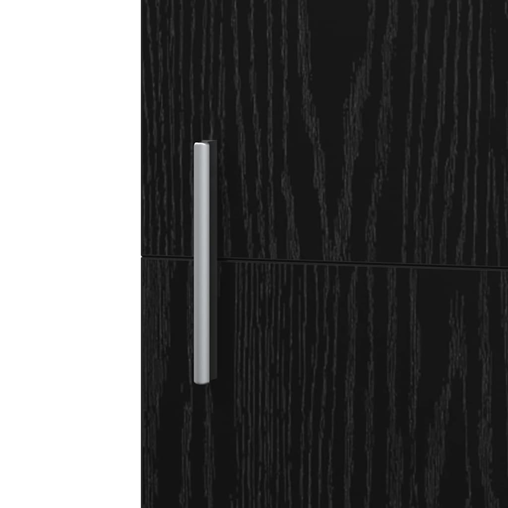 Skåp Svart ek 45 x 42.5 x 185 cm Konstruerat trä