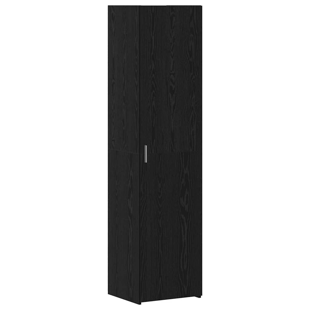 Skåp Svart ek 45 x 42.5 x 185 cm Konstruerat trä