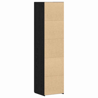 Skåp Svart ek 45 x 42.5 x 185 cm Konstruerat trä