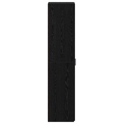 Skåp Svart ek 45 x 42.5 x 185 cm Konstruerat trä