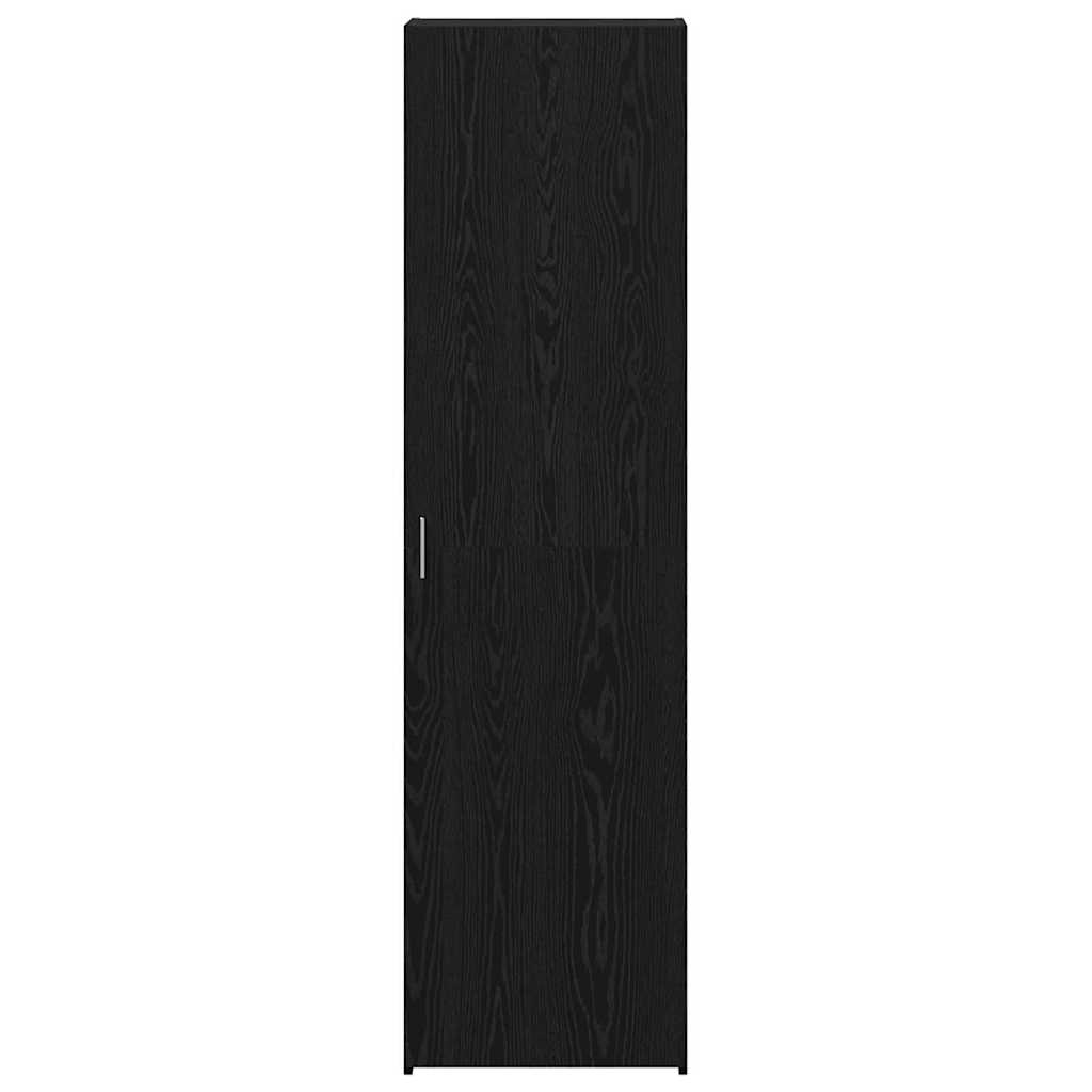 Skåp Svart ek 50 x 42,5 x 185 cm Konstruerat trä