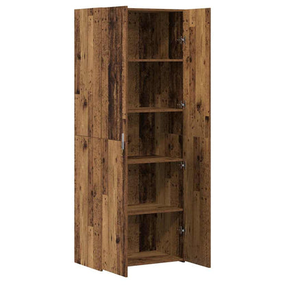 Skåp Gammalt trä 70 x 42.5 x 185 cm Konstruerat trä