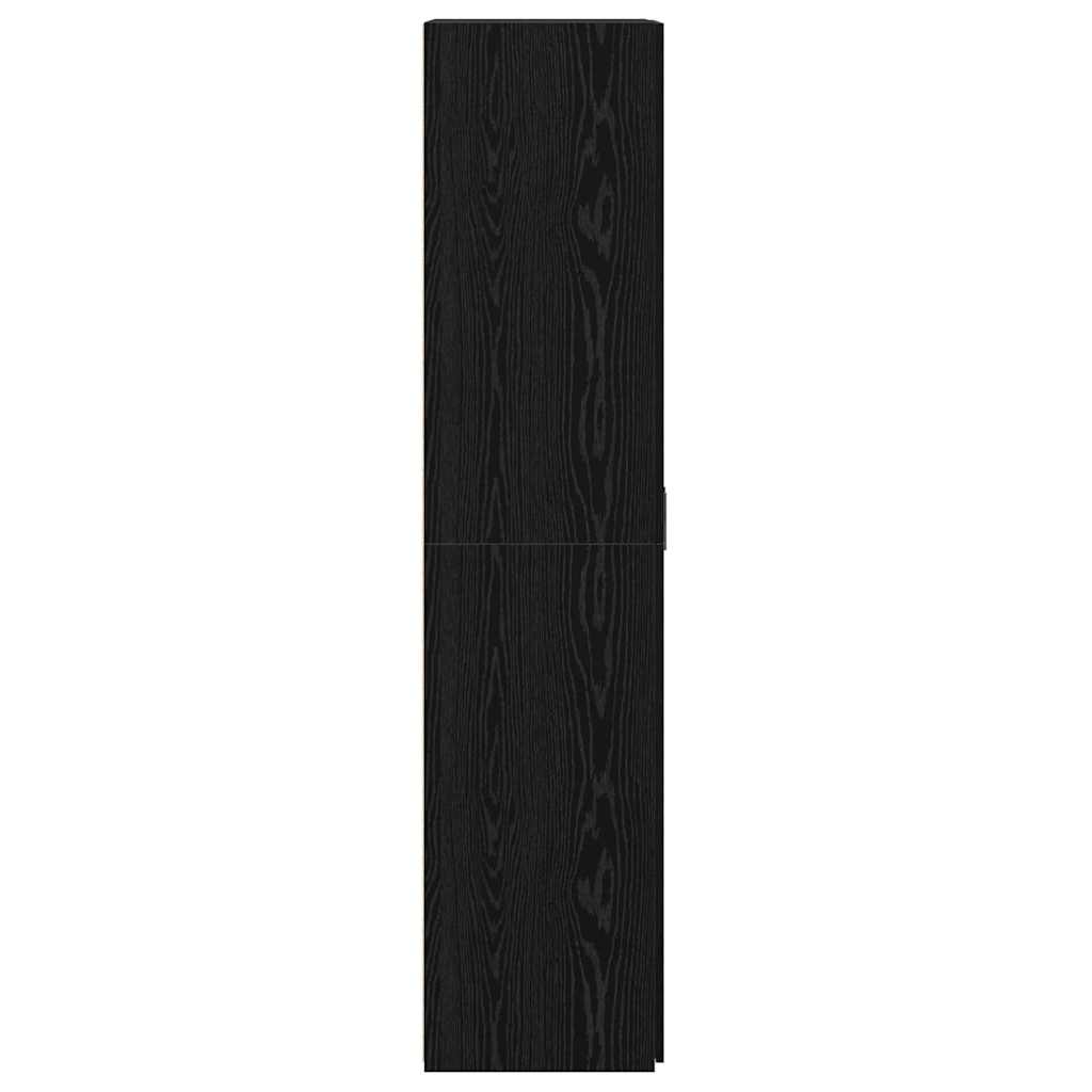 Skåp Svart ek 70 x 42.5 x 185 cm Konstruerat trä
