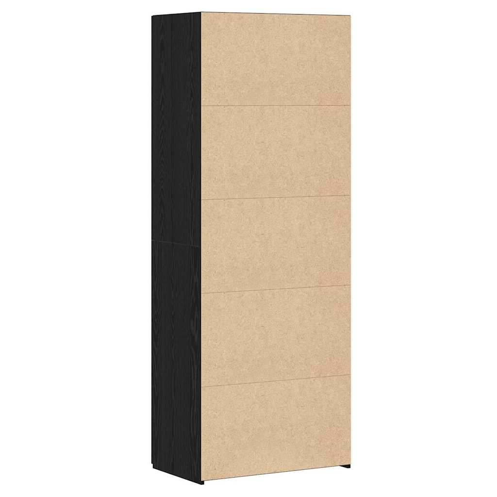 Skåp Svart ek 70 x 42.5 x 185 cm Konstruerat trä