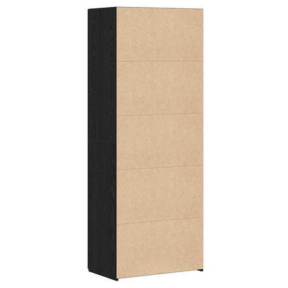 Skåp Svart ek 70 x 42.5 x 185 cm Konstruerat trä