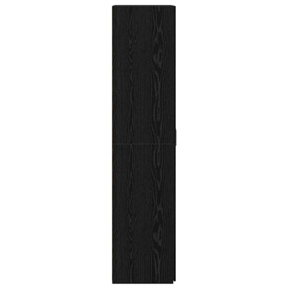 Skåp Svart ek 70 x 42.5 x 185 cm Konstruerat trä