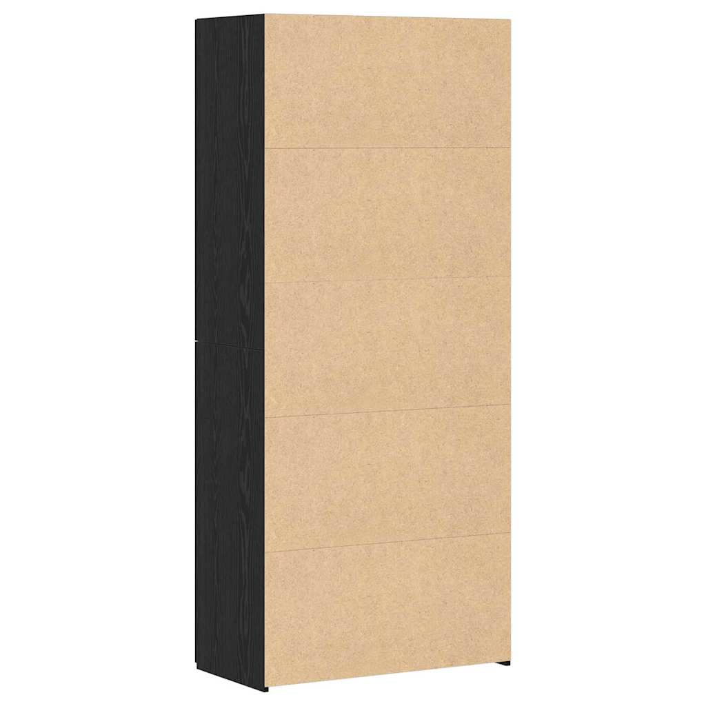 Skåp Svart ek 40 x 42.5 x 185 cm Konstruerat trä
