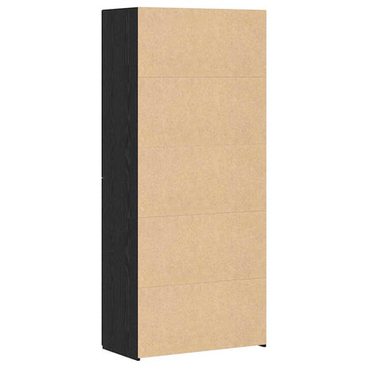 Skåp Svart ek 40 x 42.5 x 185 cm Konstruerat trä