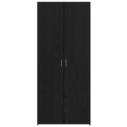 Skåp Svart ek 40 x 42.5 x 185 cm Konstruerat trä