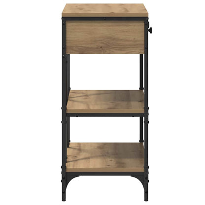 Avlastningsbord Konsollbord Artisan Ek med låda med hylla Övrigt med lagring