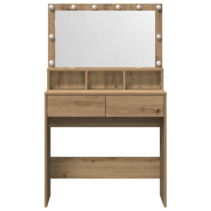 Sminkbord Smyckebord Artisan Ek 80 x 41 x 134.5 cm