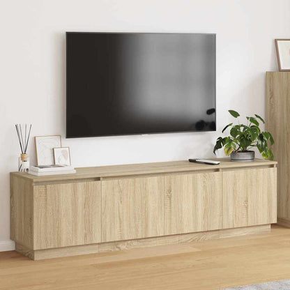 TV-skåp med LED Sonoma ek 180 x 38 x 49 cm Konstruerat trä