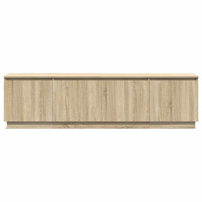 TV-skåp med LED Sonoma ek 180 x 38 x 49 cm Konstruerat trä