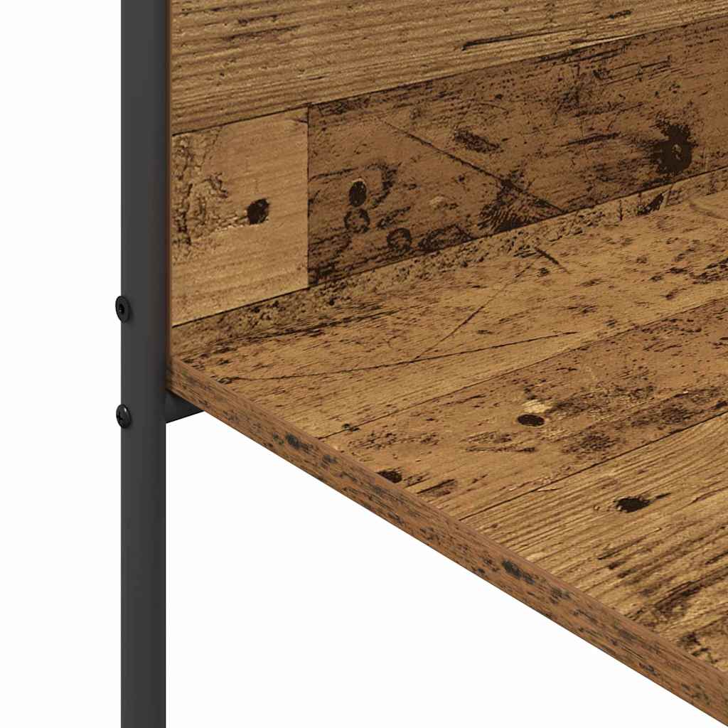 Klädhängare med hylla Brun 120 x 44 x 160 cm Konstruerat trä