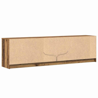 TV-skåp med LED -remsljus Brun 180 x 34 x 50 cm Konstruerat trä