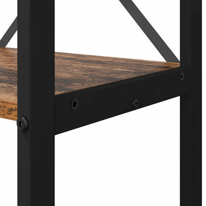 Bokhylla Åldrat Trä 60 x 30 x 188 cm