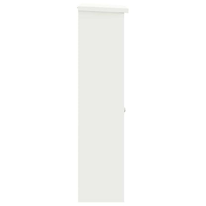 Brevlåda Paketbox Vit 44.5 x 29 x 110.5 cm Stål