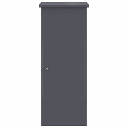 Brevlåda Paketbox Antracit 44.5 x 29 x 110.5 cm Stål