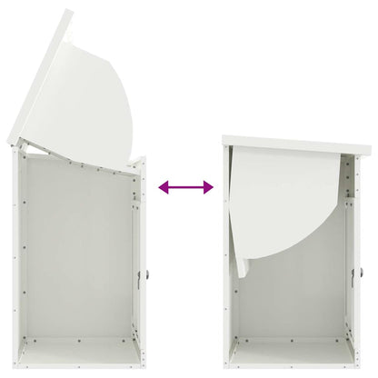 Brevlåda Paketbox Vit 44 x 35 x 59 cm Stål