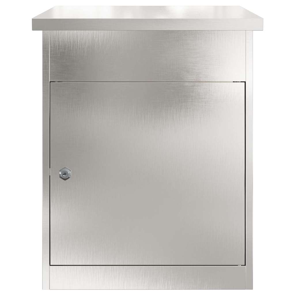 Brevlåda Paketbox Svart 44 x 35 x 59 cm Rostfritt stål