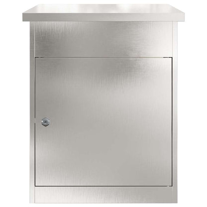 Brevlåda Paketbox Svart 44 x 35 x 59 cm Rostfritt stål