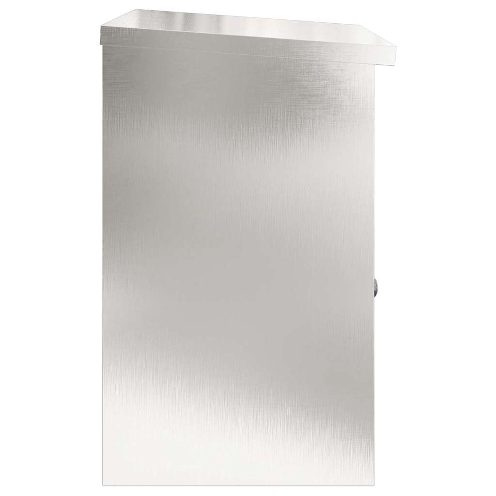 Brevlåda Paketbox Svart 44 x 35 x 59 cm Rostfritt stål