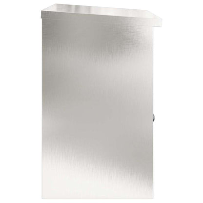 Brevlåda Paketbox Svart 44 x 35 x 59 cm Rostfritt stål