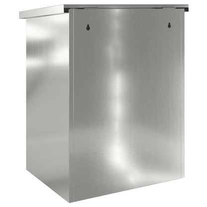 Brevlåda Paketbox Svart 44 x 35 x 59 cm Galvaniserat stål