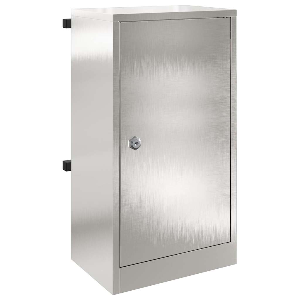 Brevlåda Svart 30 x 23 x 55 cm Rostfritt stål