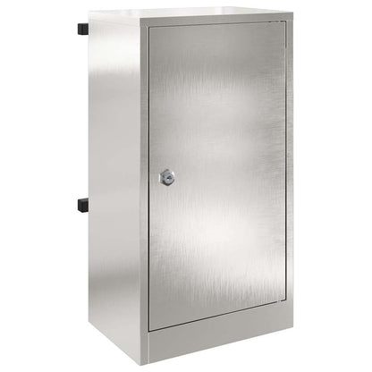 Brevlåda Svart 30 x 23 x 55 cm Rostfritt stål