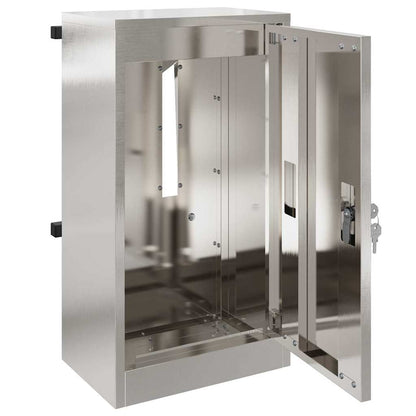 Brevlåda Svart 30 x 23 x 55 cm Rostfritt stål