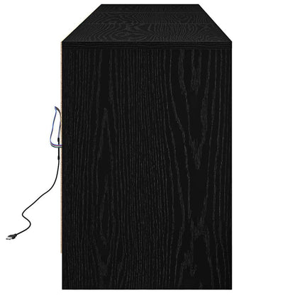TV-skåp Svart 182 x 34 x 50 cm