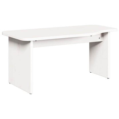 Soffbord Vit 100 x 69 x 35.5 cm Massiv furu