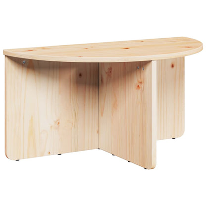 Soffbord Trä 2 pcs Naturfärg 79 x 39.5 x 40 cm Massiv furu
