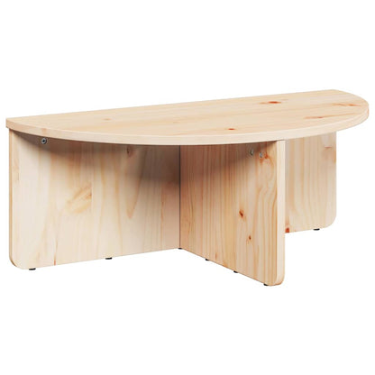 Soffbord Trä 2 pcs Naturfärg 79 x 39.5 x 40 cm Massiv furu