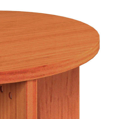 Soffbord Brun Vaxbrun 2 pcs 41,5 x 41,5 x 44 cm Massiv furu