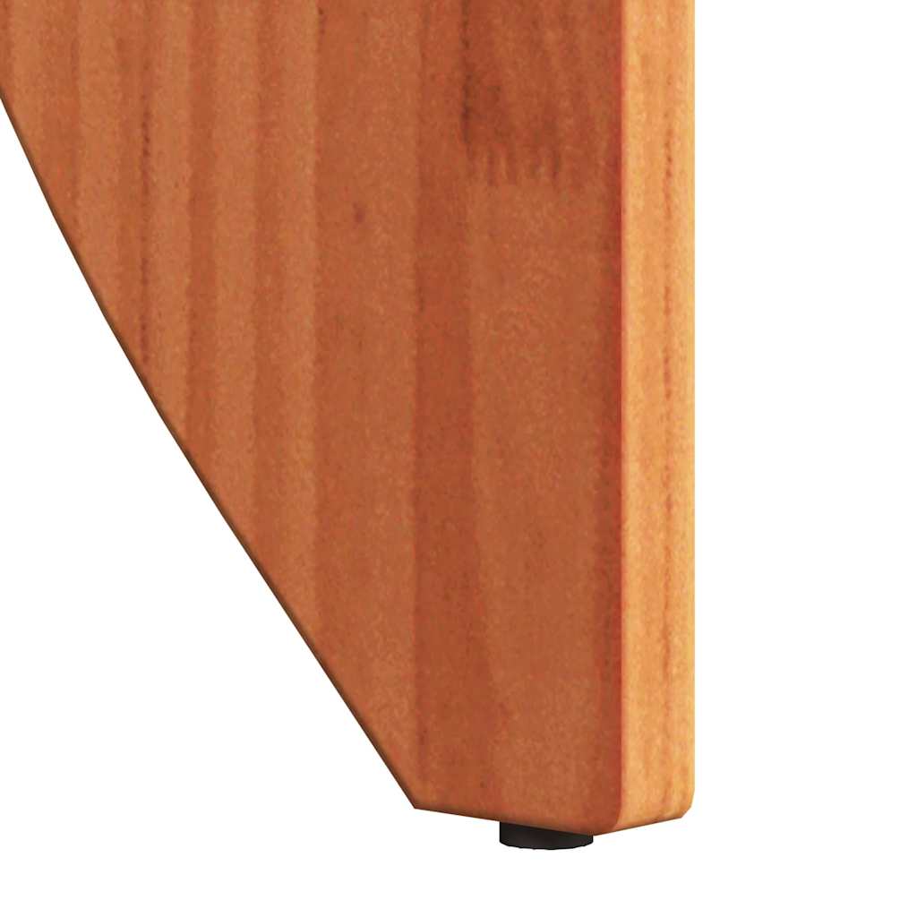 Soffbord Brun Vaxbrun 2 pcs 41,5 x 41,5 x 44 cm Massiv furu