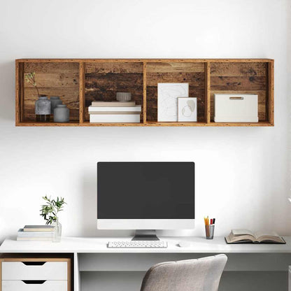 TV-Möbel Åldrat Trä TV-Skåp 37 x 37 x 142.5 cm