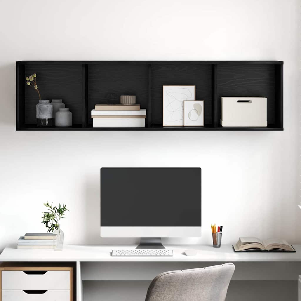 TV-Möbel Svart Ek TV-Skåp 37 x 37 x 142.5 cm