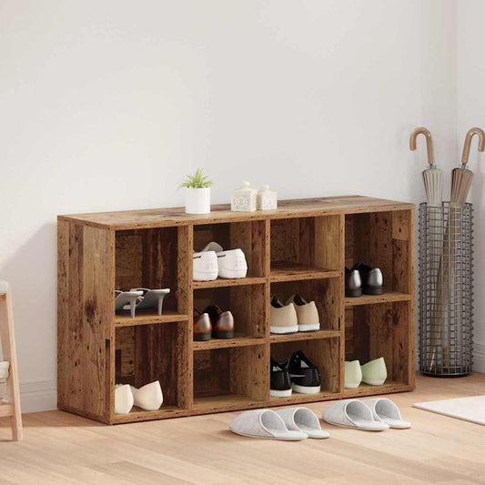 Skoställ Åldrat Trä Skobänk Övrigt 103 x 30 x 54.5 cm